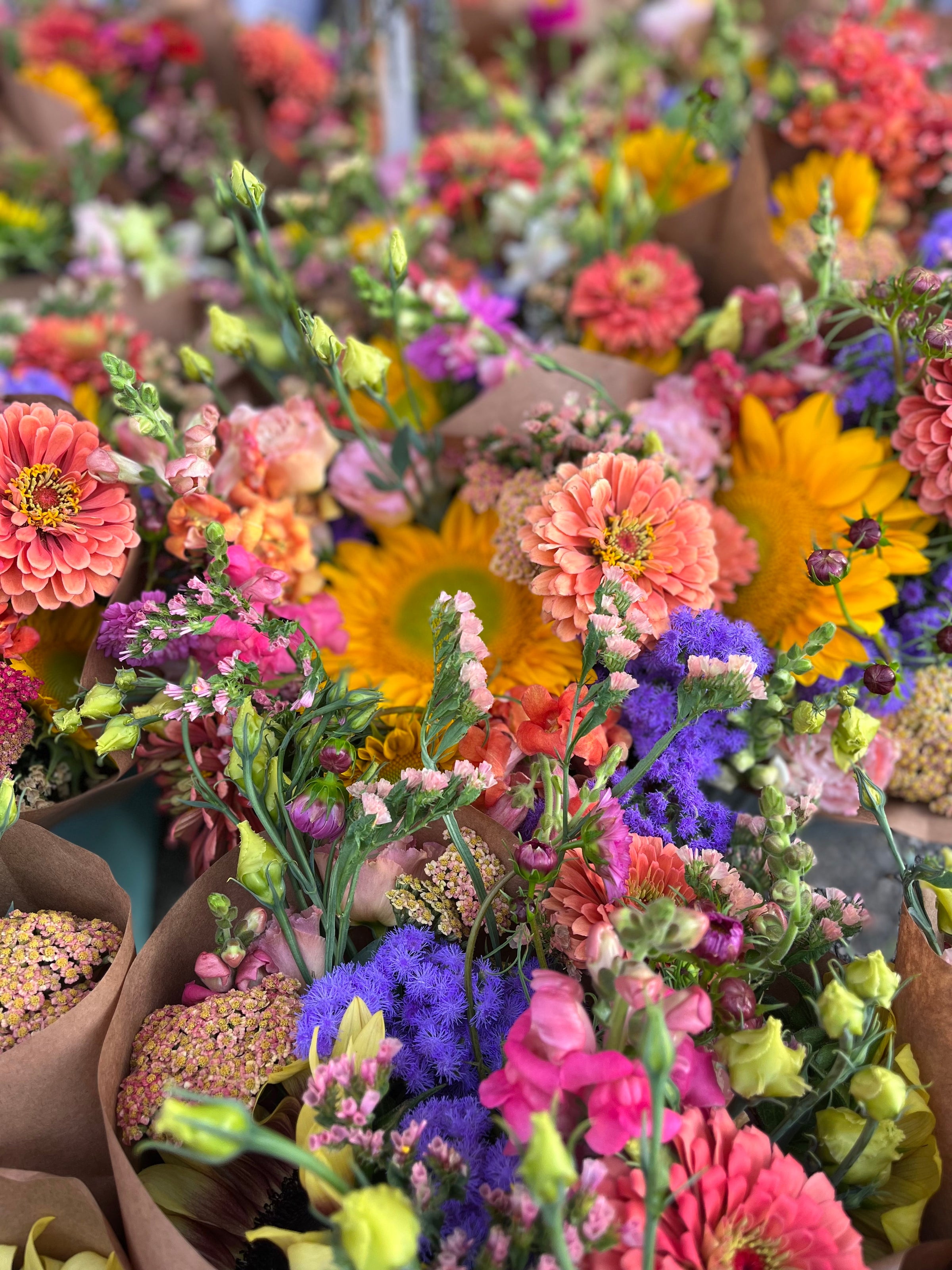 Wrapped Bouquet Subscription Summer